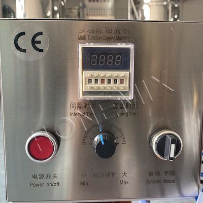 آلة غطاء الشامبو التلقائية 80W آلة لف الغطاء التلقائي