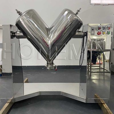 آلة خلط مسحوق جاف شكل V SUS316L خلاط مسحوق البروتين CE